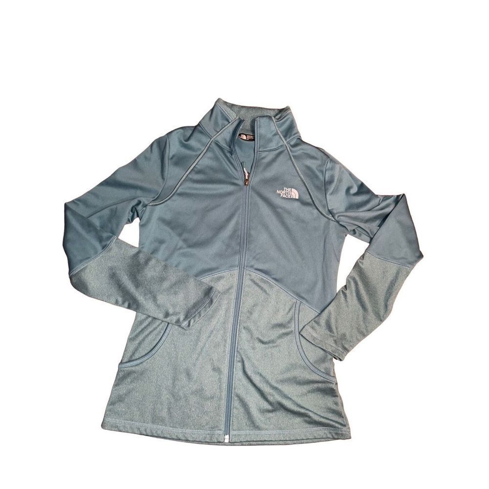 The North Face Women’s Small Full Zip Teal Softshell Jacket